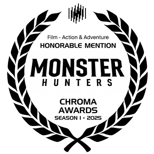 Our AI-generated streaming/TV series MONSTER HUNTERS received an honorable mention at the new Chroma Awards! 

Visit https://...