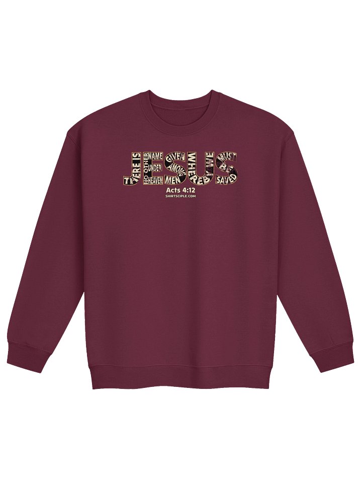 JESUS - Acts 4:12 Sweatshirt product image (1)