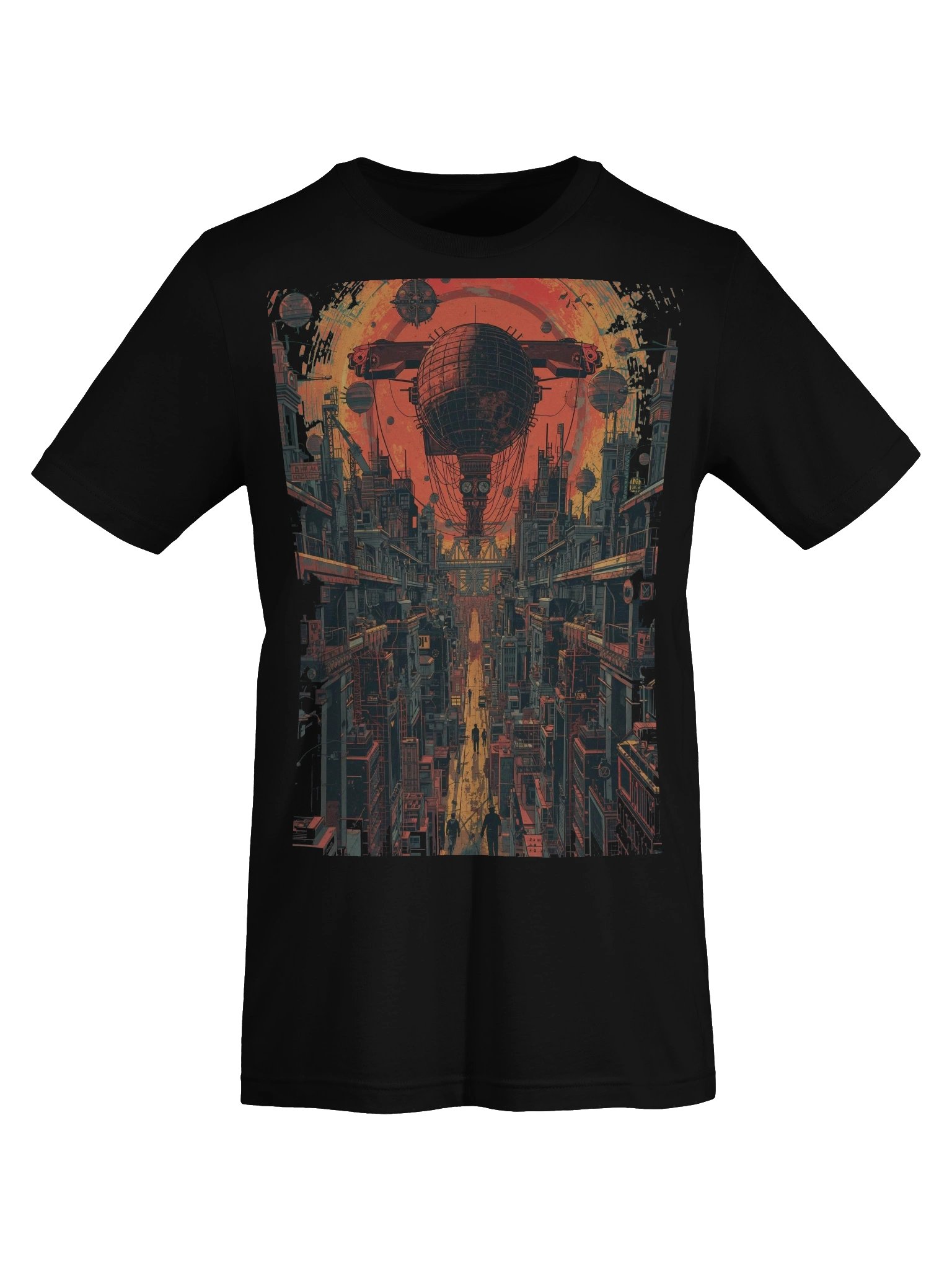 Dystopian Skyline Lightweight T-Shirt product image (6)