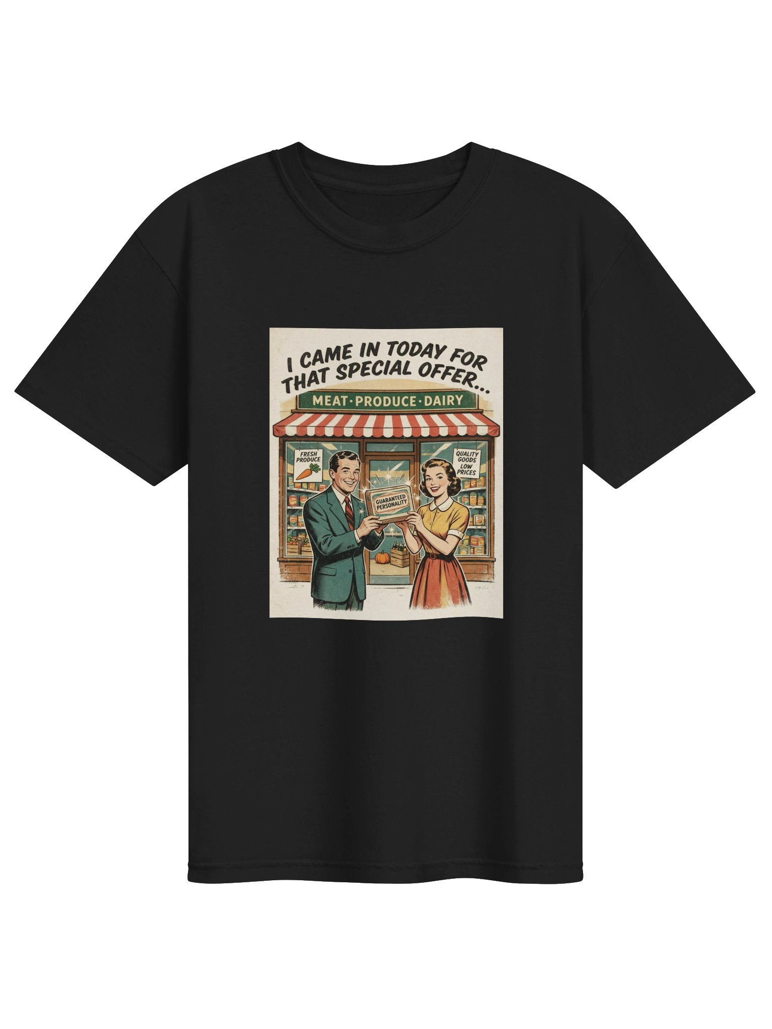 Guaranteed Personality Vintage Grocery Tee product image (1)