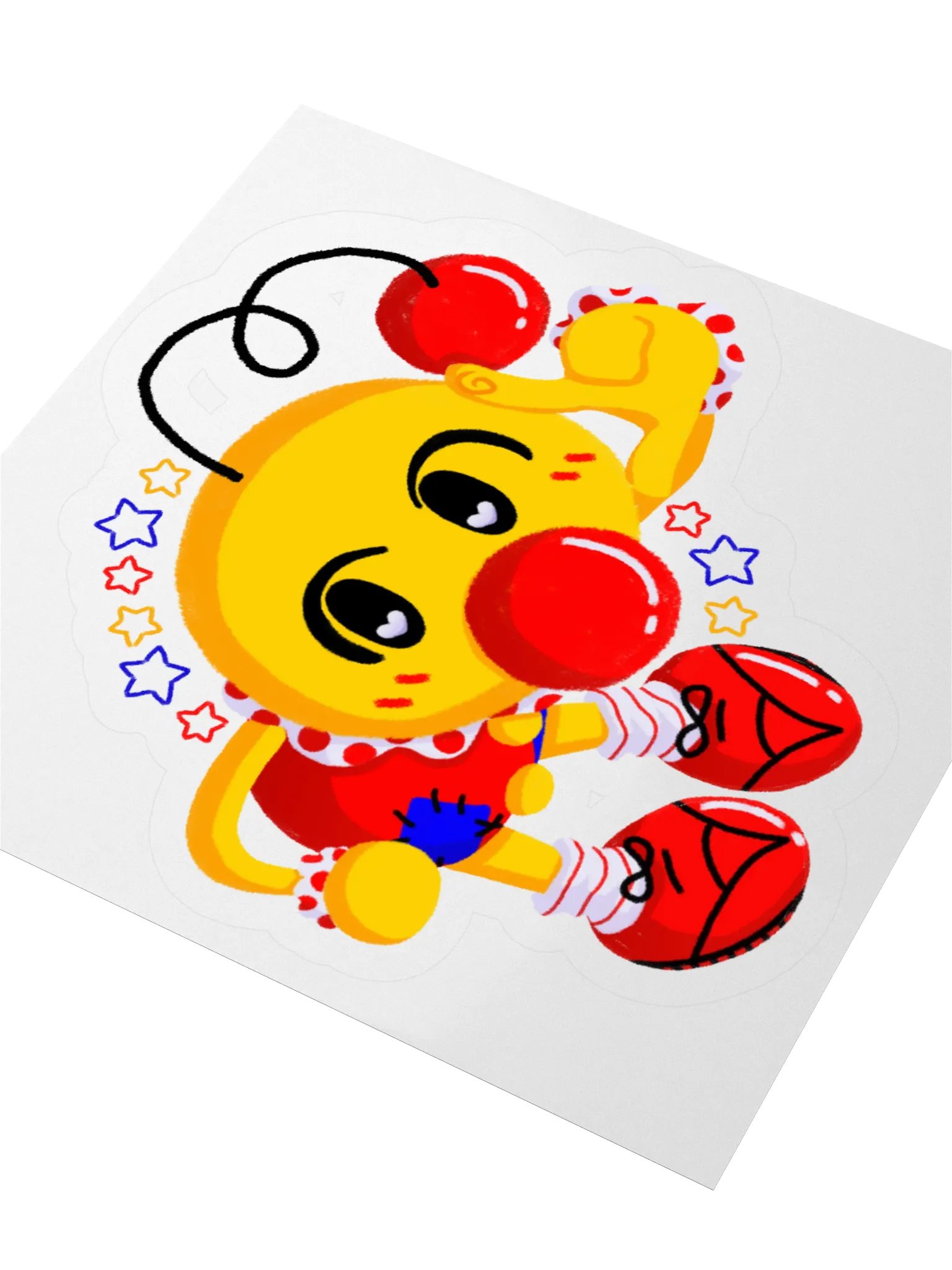 Boyoyoing Point Stars Flat Sticker product image (3)