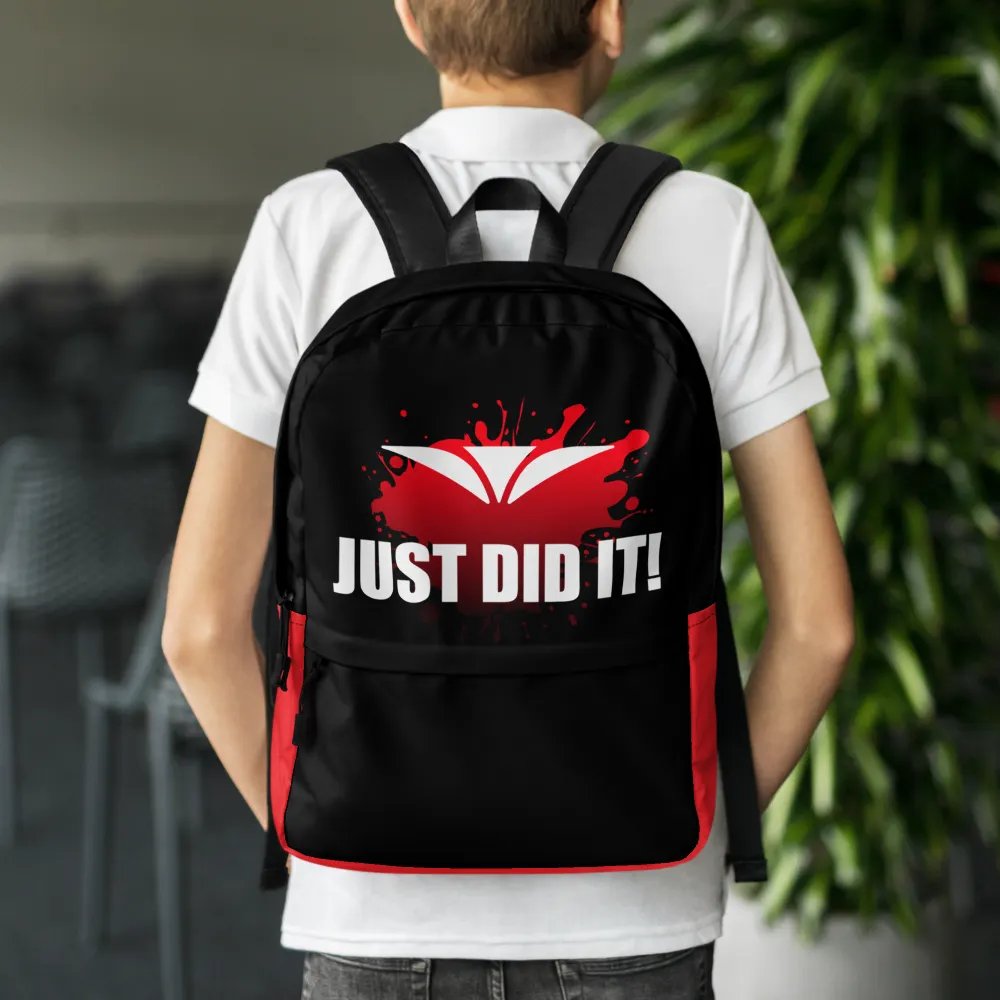 Just Did It! Red Burst Backpack product image (7)