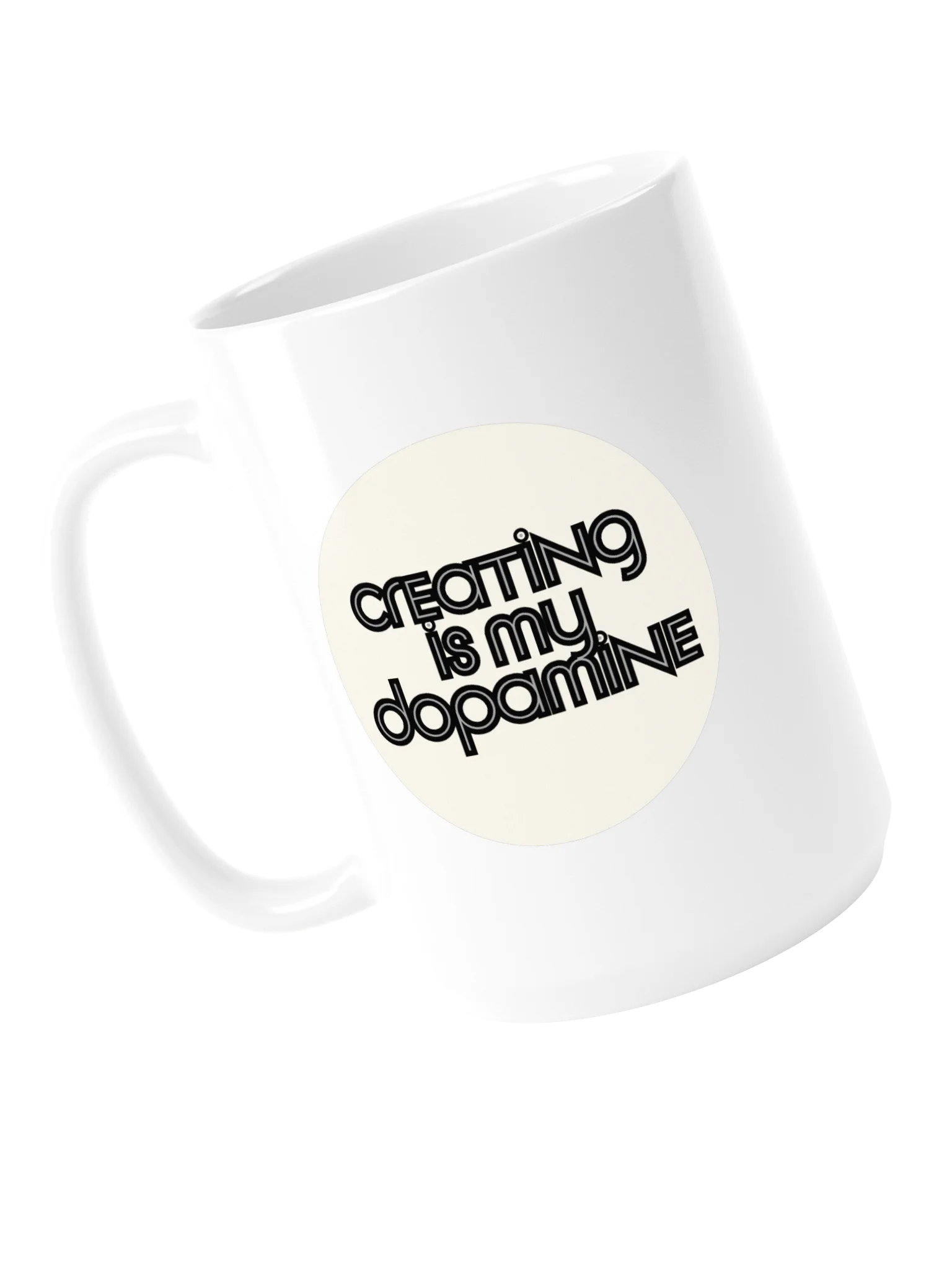 'creating is my dopamine' mug | 15oz product image (5)