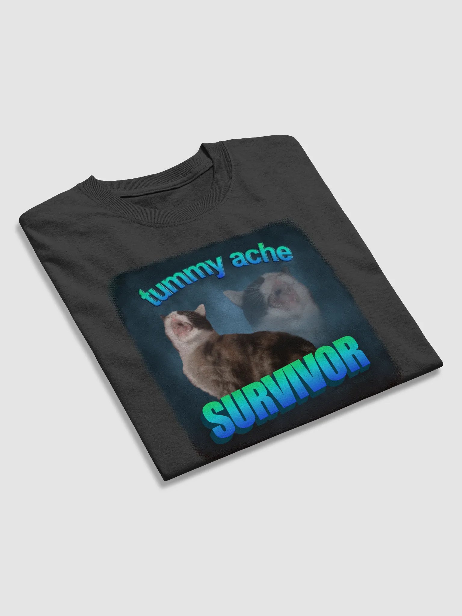 Tummy Ache Survivor - Cat T-shirt product image (3)