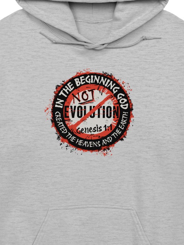 In The Beginning God, Not Evolution Hoodie product image (2)