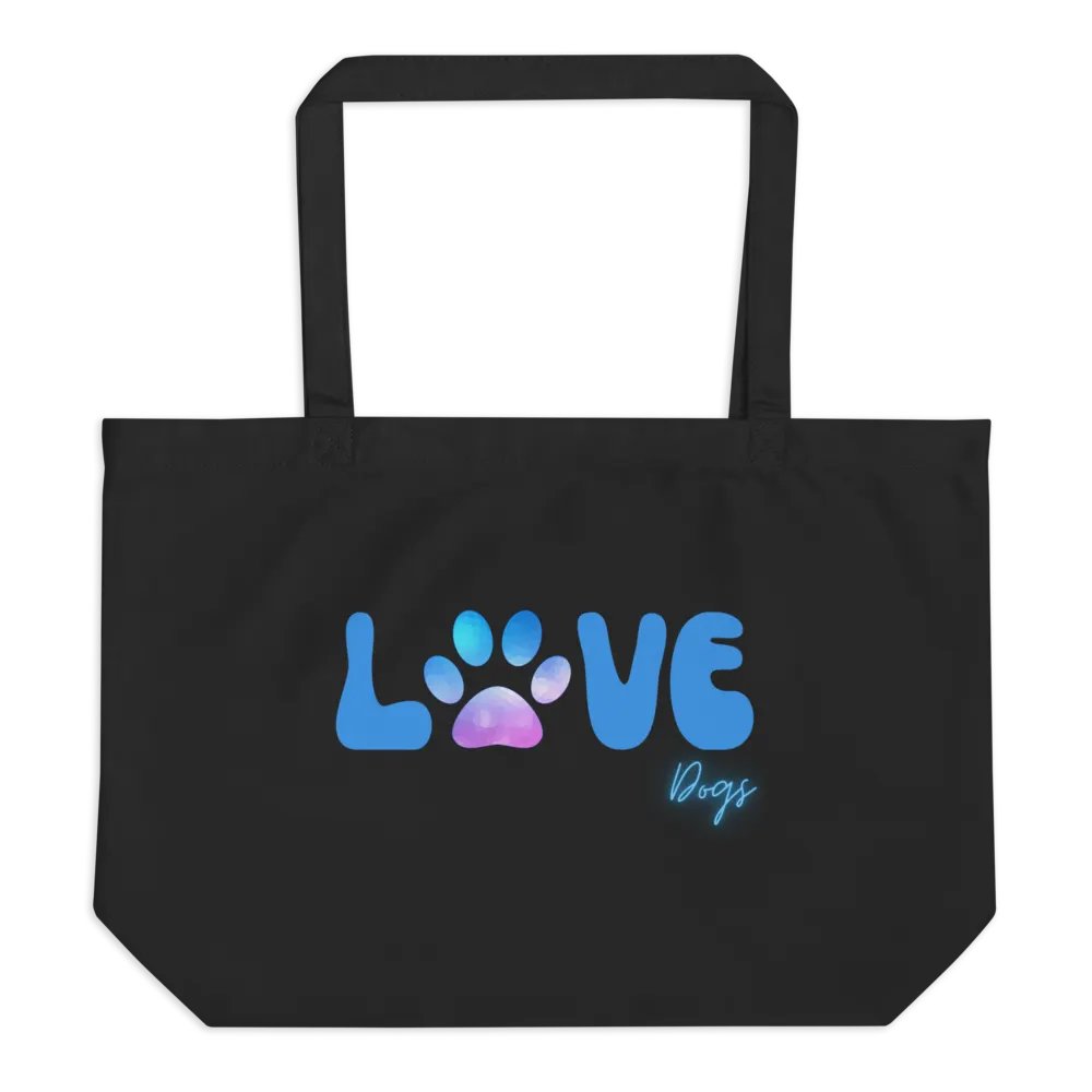 Pawfect Love Dogs Organic Canvas Tote product image (1)