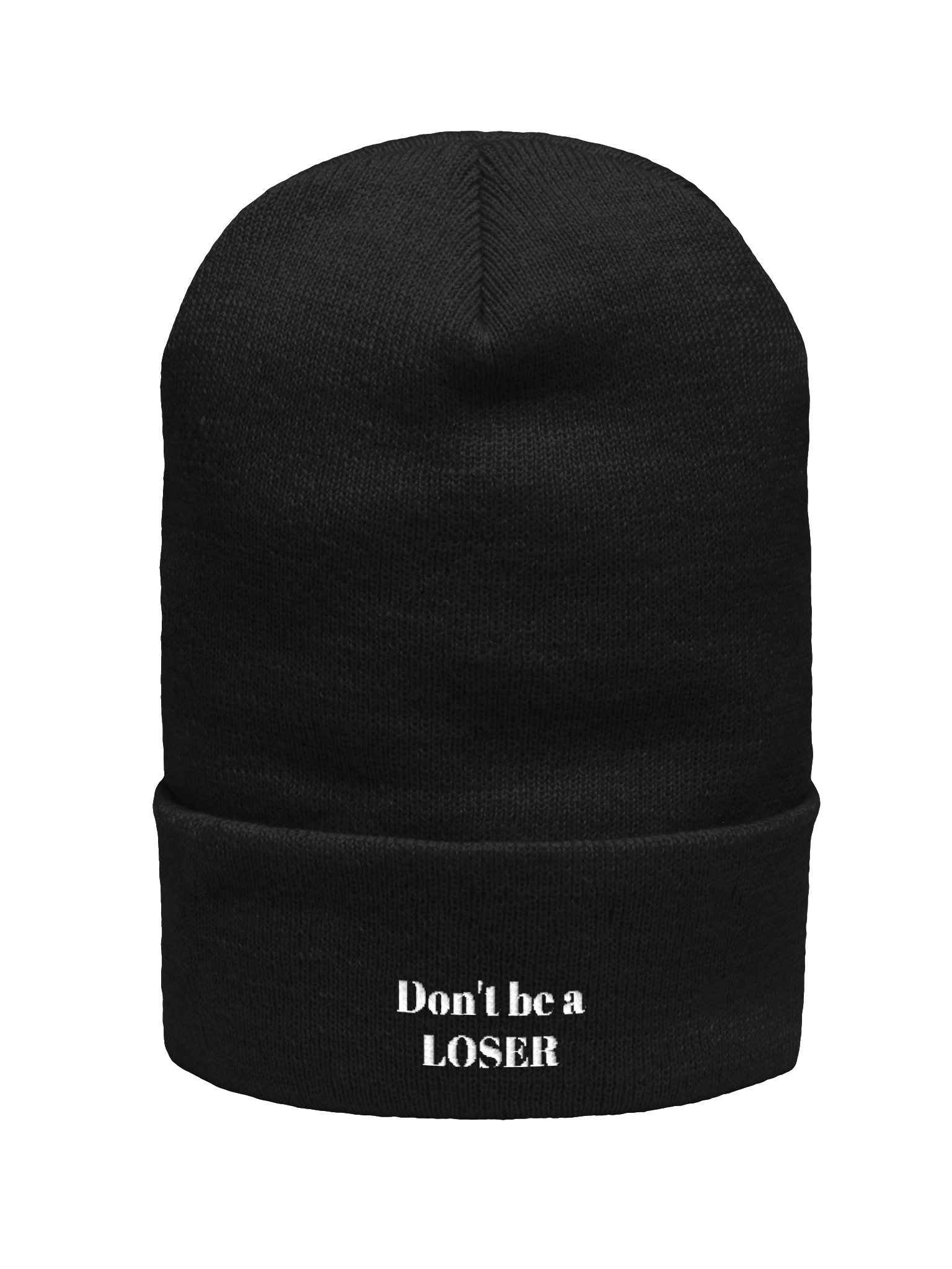 Don't be a LOSER beanie product image (1)