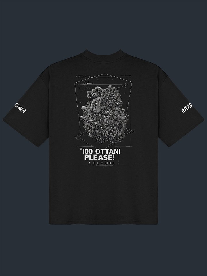 100 Ottani Please!™ Oversized Unisex Racing Streetwear Graphic T-Shirt | Penultimate Lap Edition product image (1)