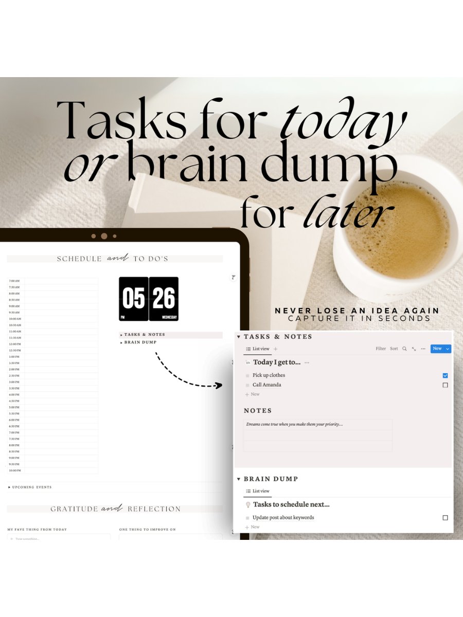One Page Daily Planner product image (3)