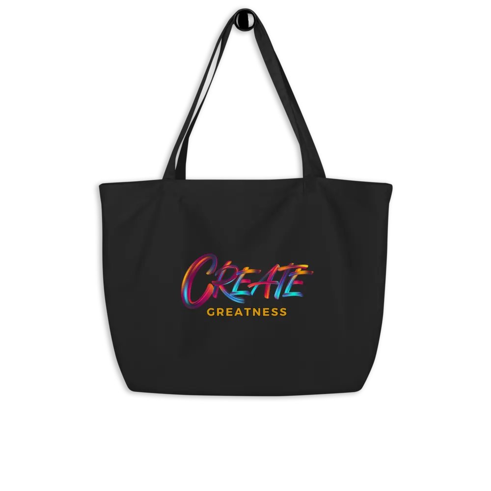 Create Greatness Rectangular Tote Bag product image (6)