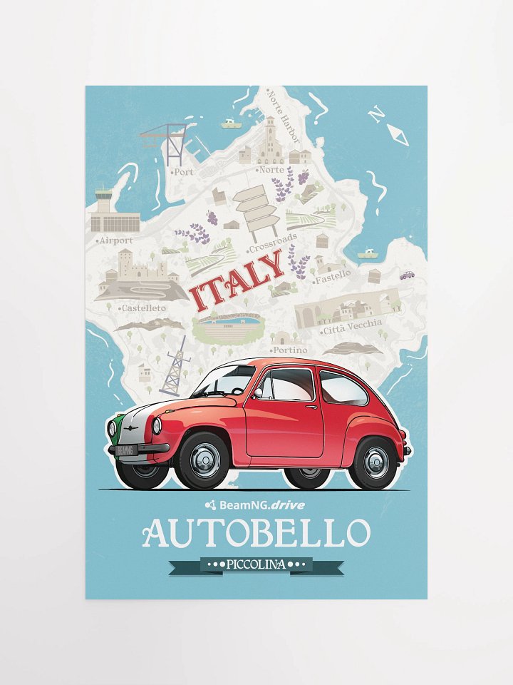 Autobello Piccolina Stylized Poster product image (1)