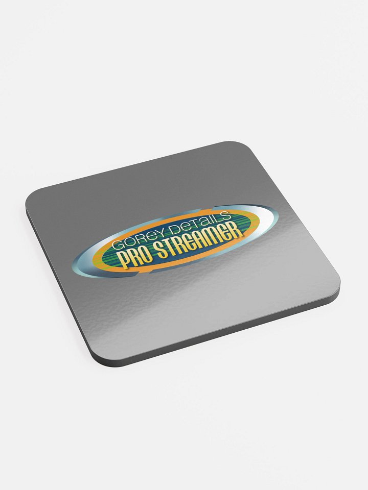 Dude, you're muted - Glossed Cork Coaster product image (2)