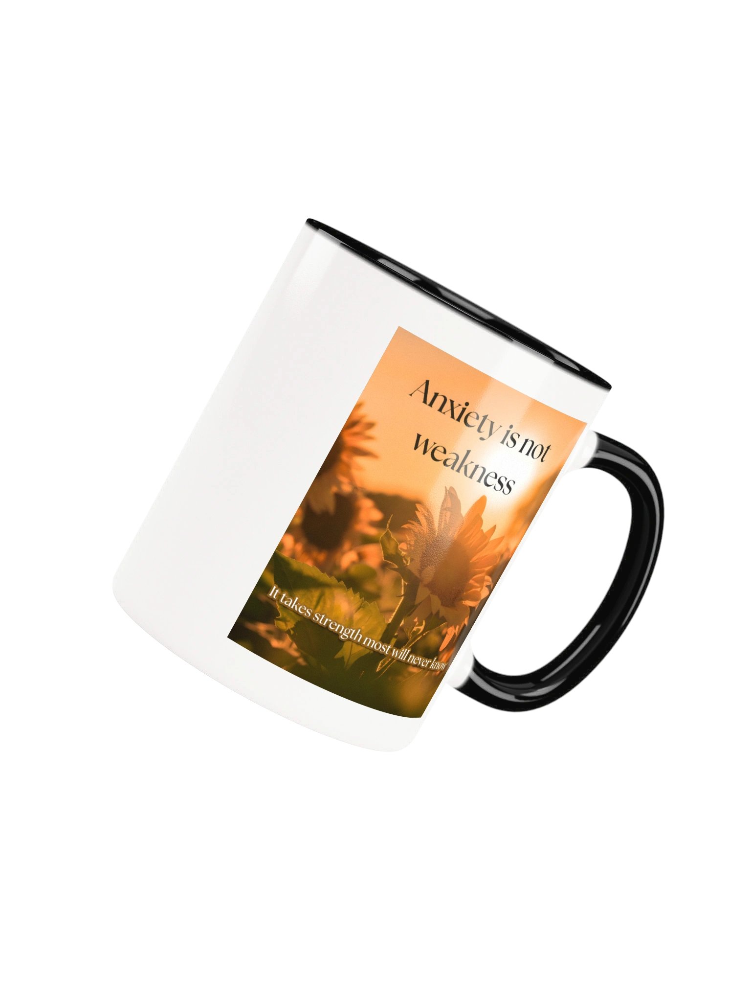 Mind Matter- Anxiety Takes Strength - Multi Colored Mug product image (37)