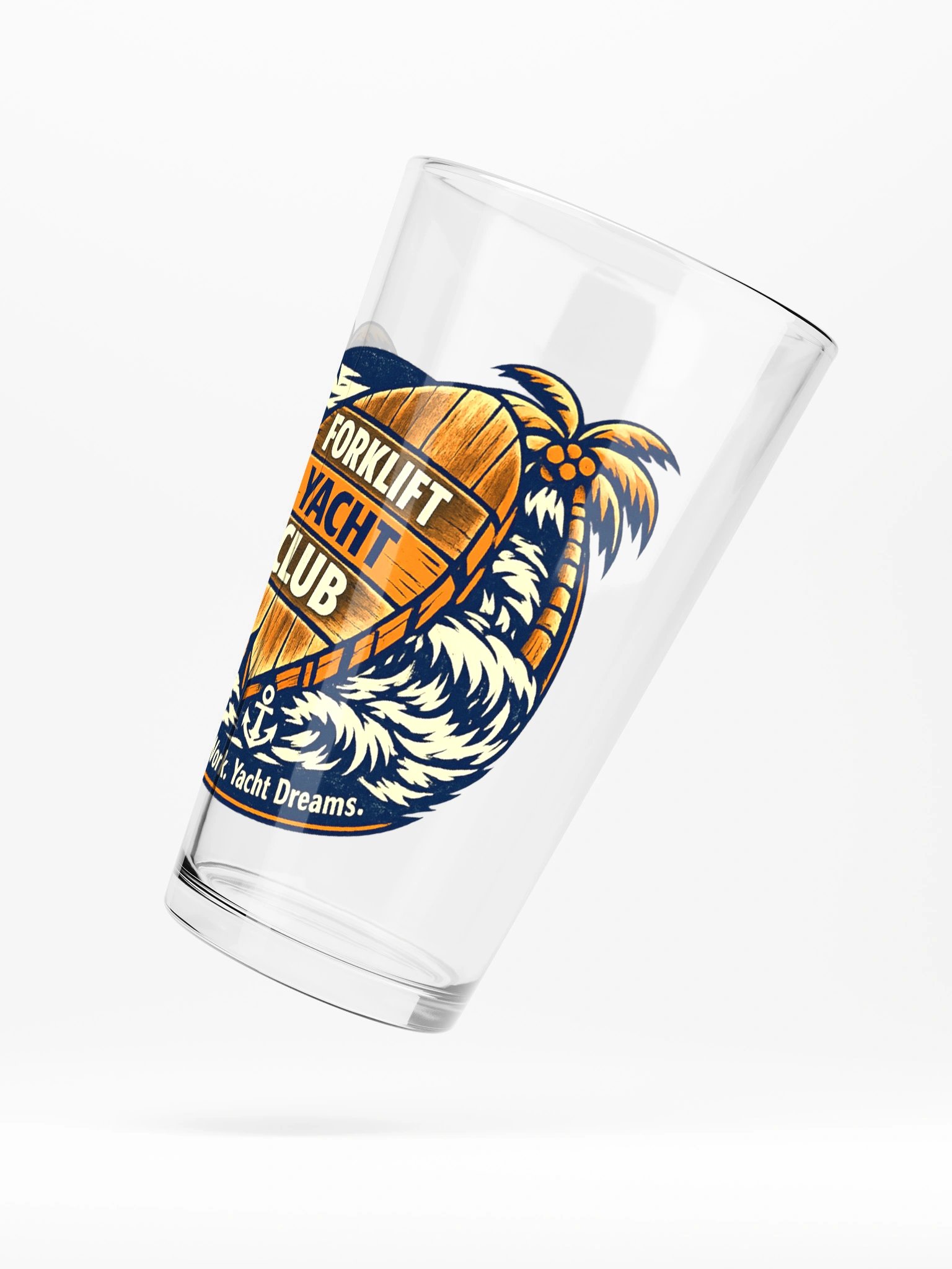 Forklift Yacht Club Pint Glass product image (5)
