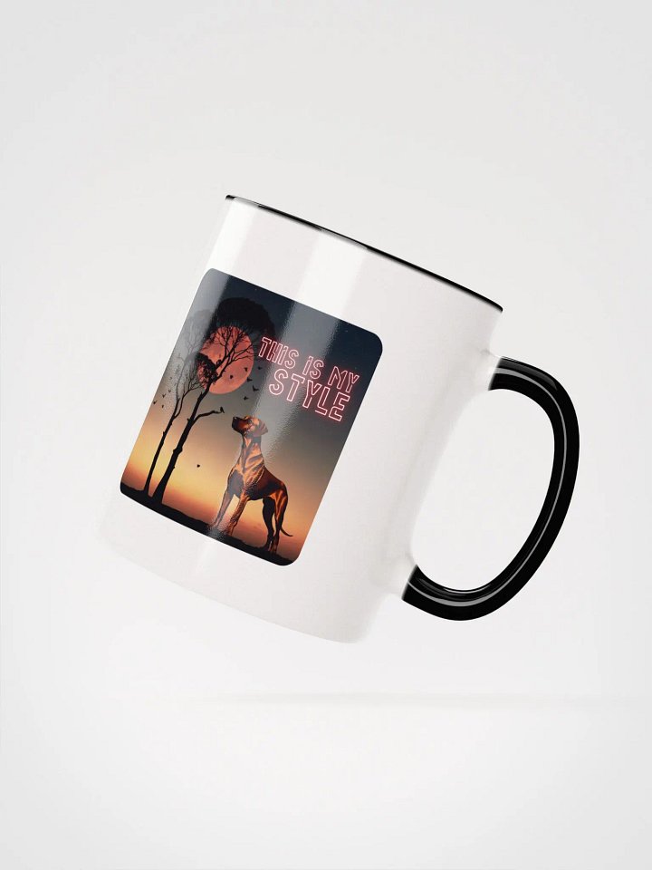 Rhodesian Ridgeback Style Sunset Ceramic Mug product image (2)