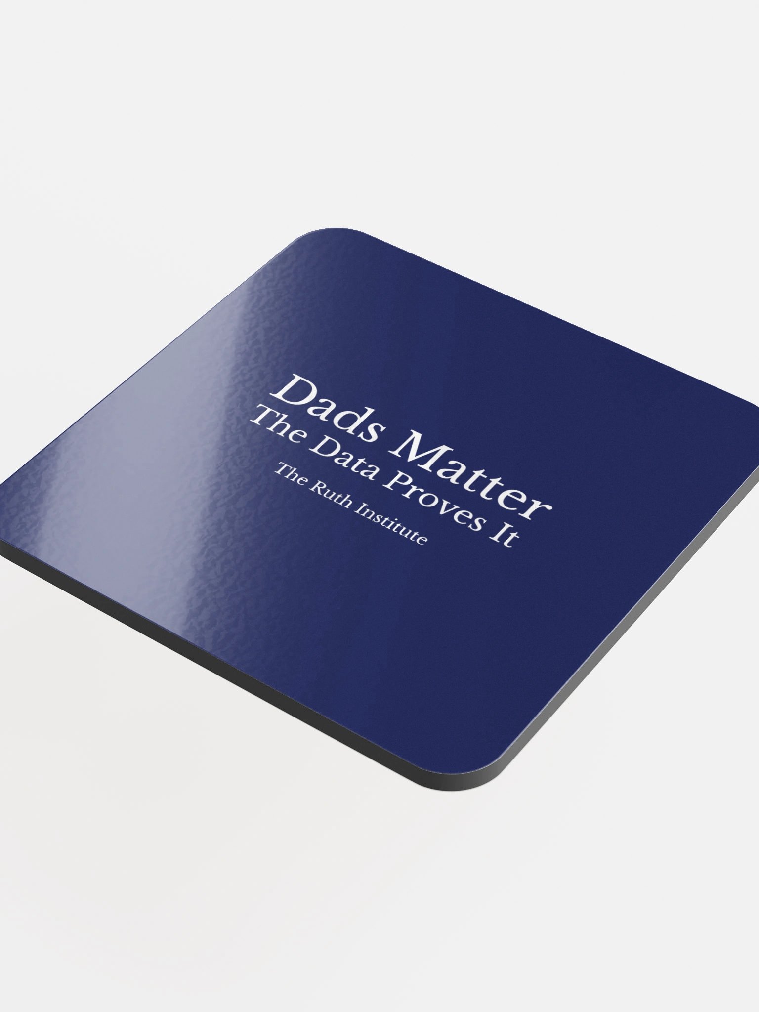 Glossed Cork Coaster (Navy) product image (4)