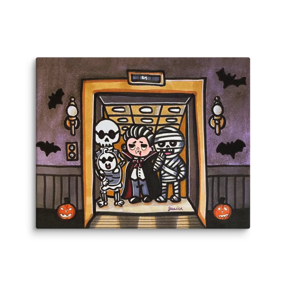 Eerie Elevator Canvas product image (1)