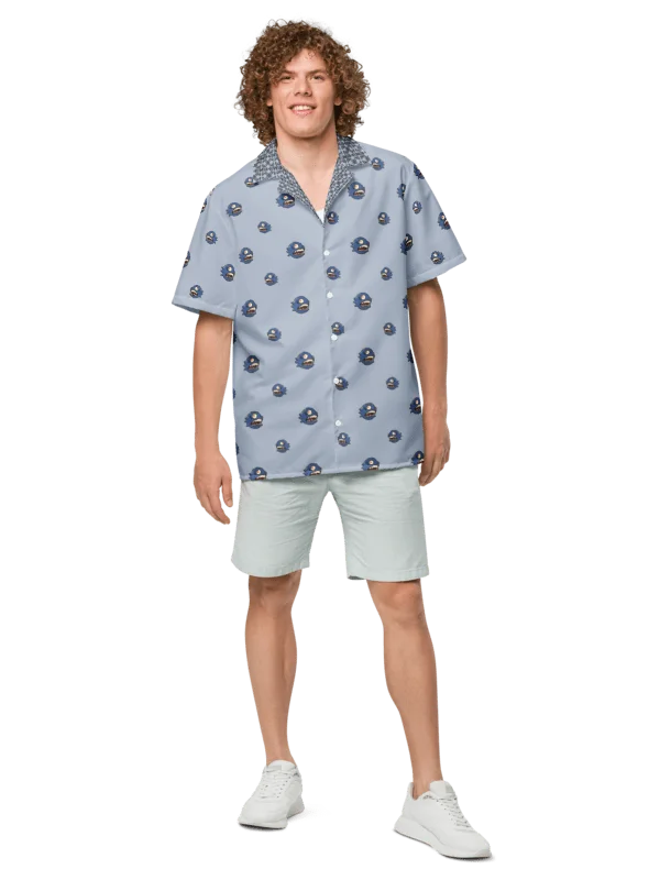 Curse of the Chomp Hawaiian Shirt - Skyfade Blue product image (3)