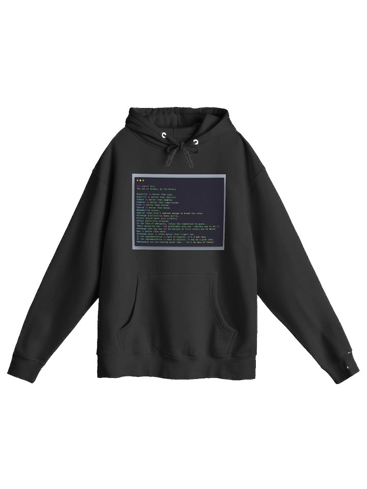 Zen of Python Premium Hoodie product image (1)