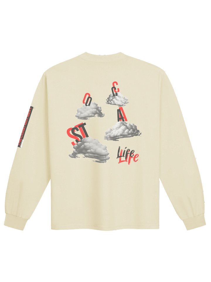 3D Coast Life Unisex Ecru Long Sleeve product image (1)