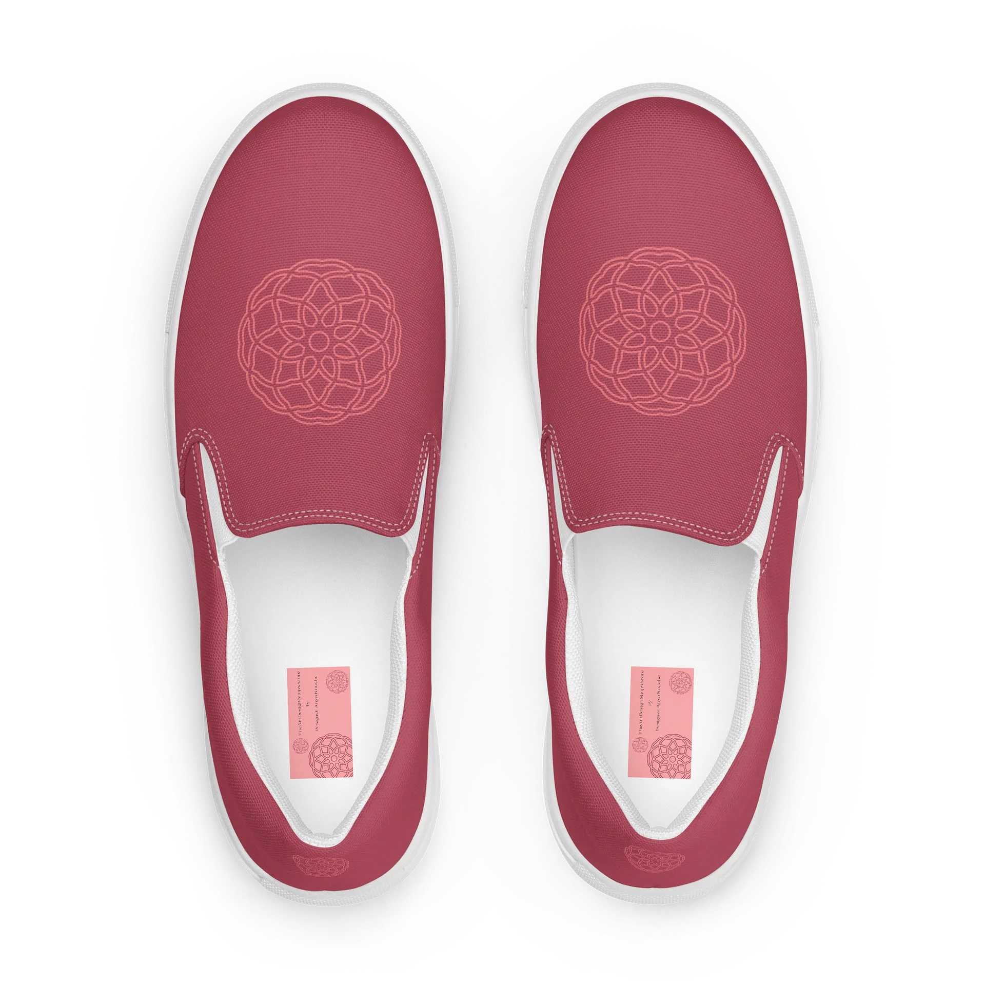Mandala Bloom Slip-On Canvas Shoes product image (1)