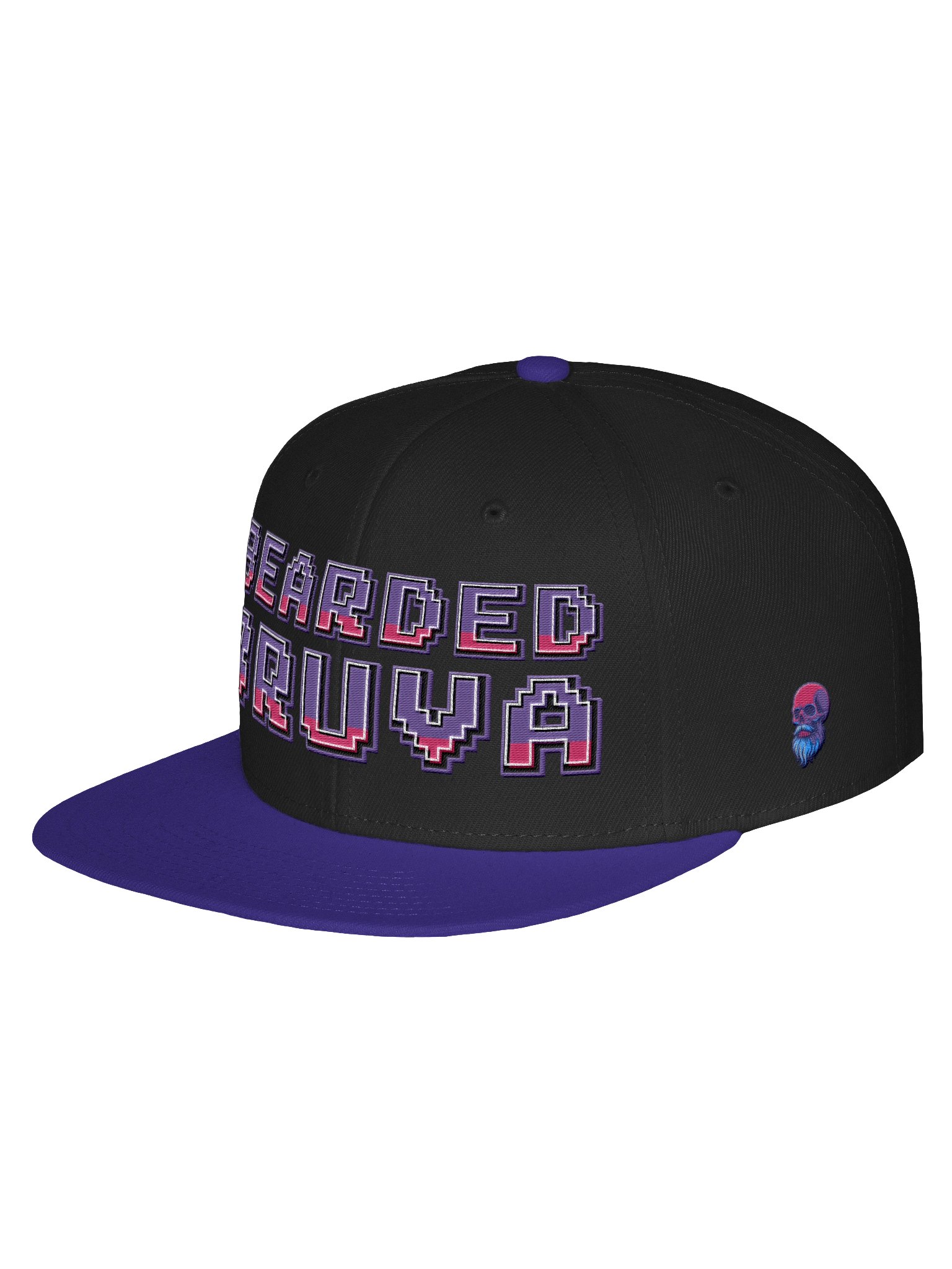 Bearded Skull Snapback Cap product image (2)
