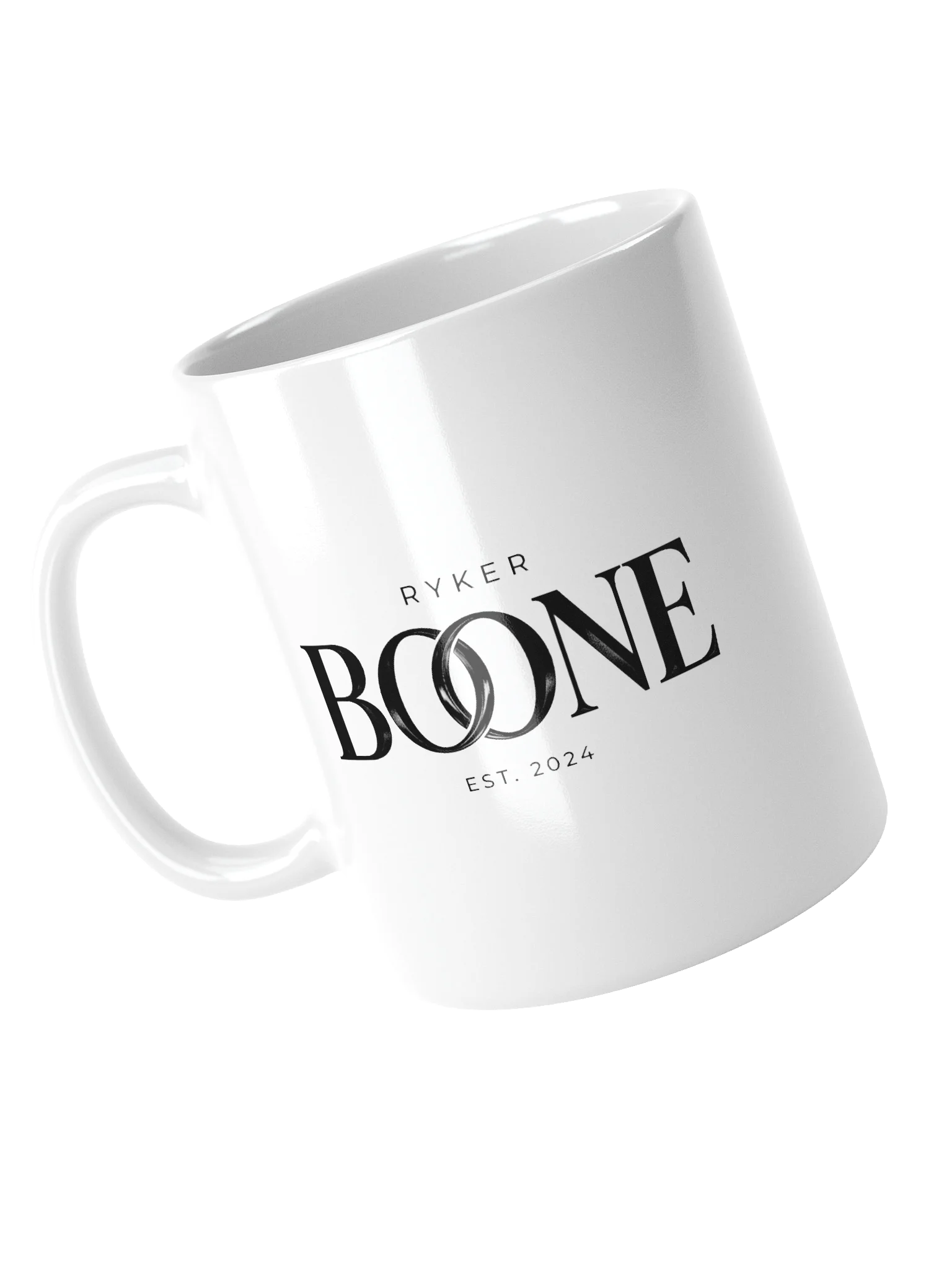 Ryker Boone "Honky Tonk Sundown" White Glossy Mug (Black Logo) product image (5)