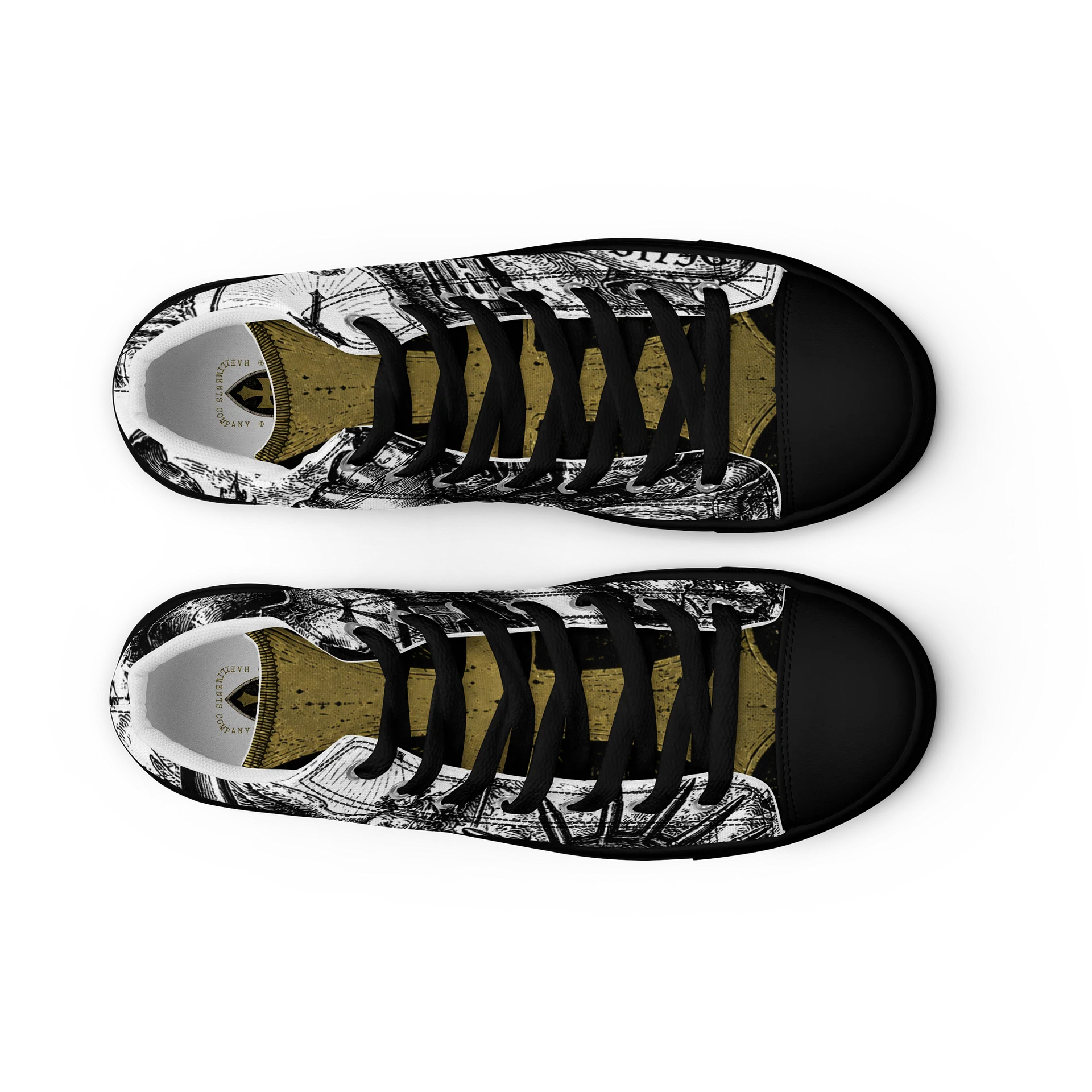 Gothic Deus Vult High Top CQC Kicks product image (9)