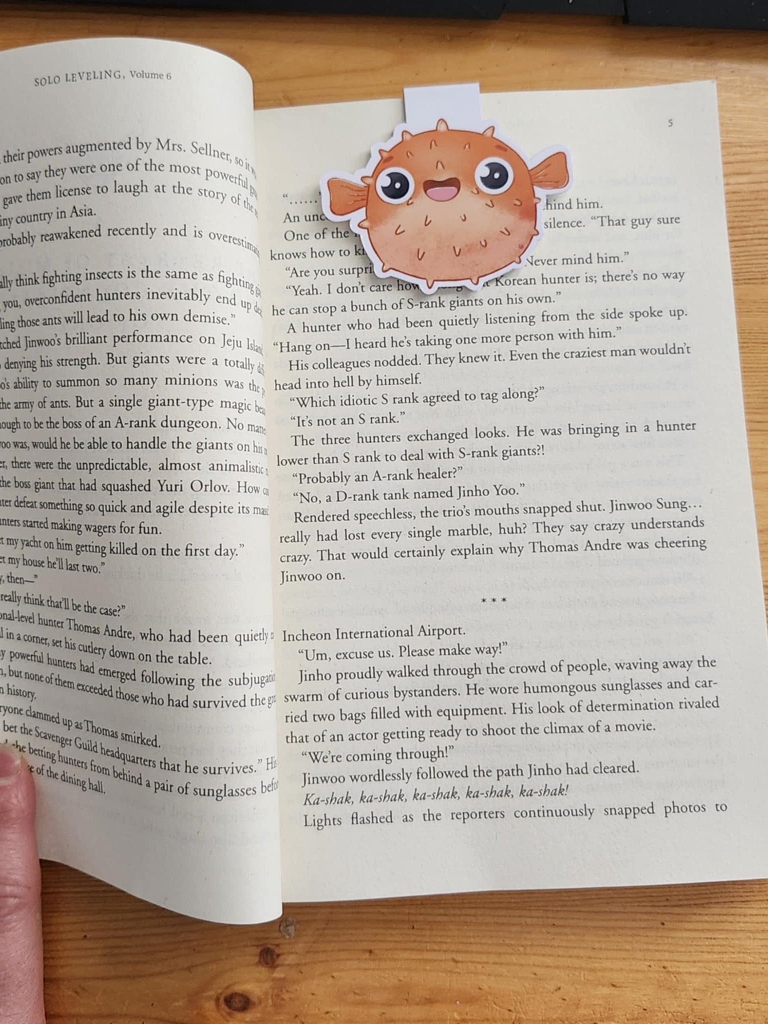 Puff the Blowfish Magnetic Bookmark product image (4)