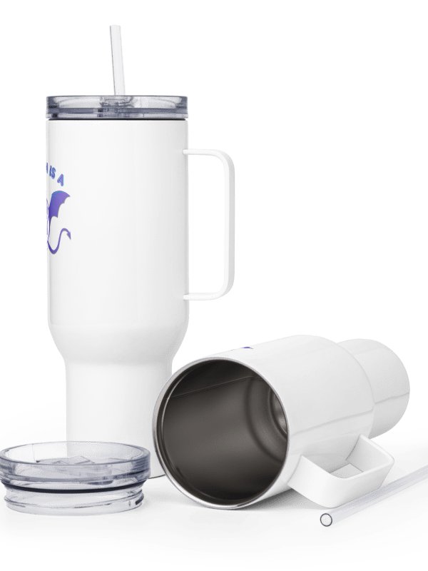 "My Demon is a Cinnamon Roll" Tumbler - Lilac text product image (5)