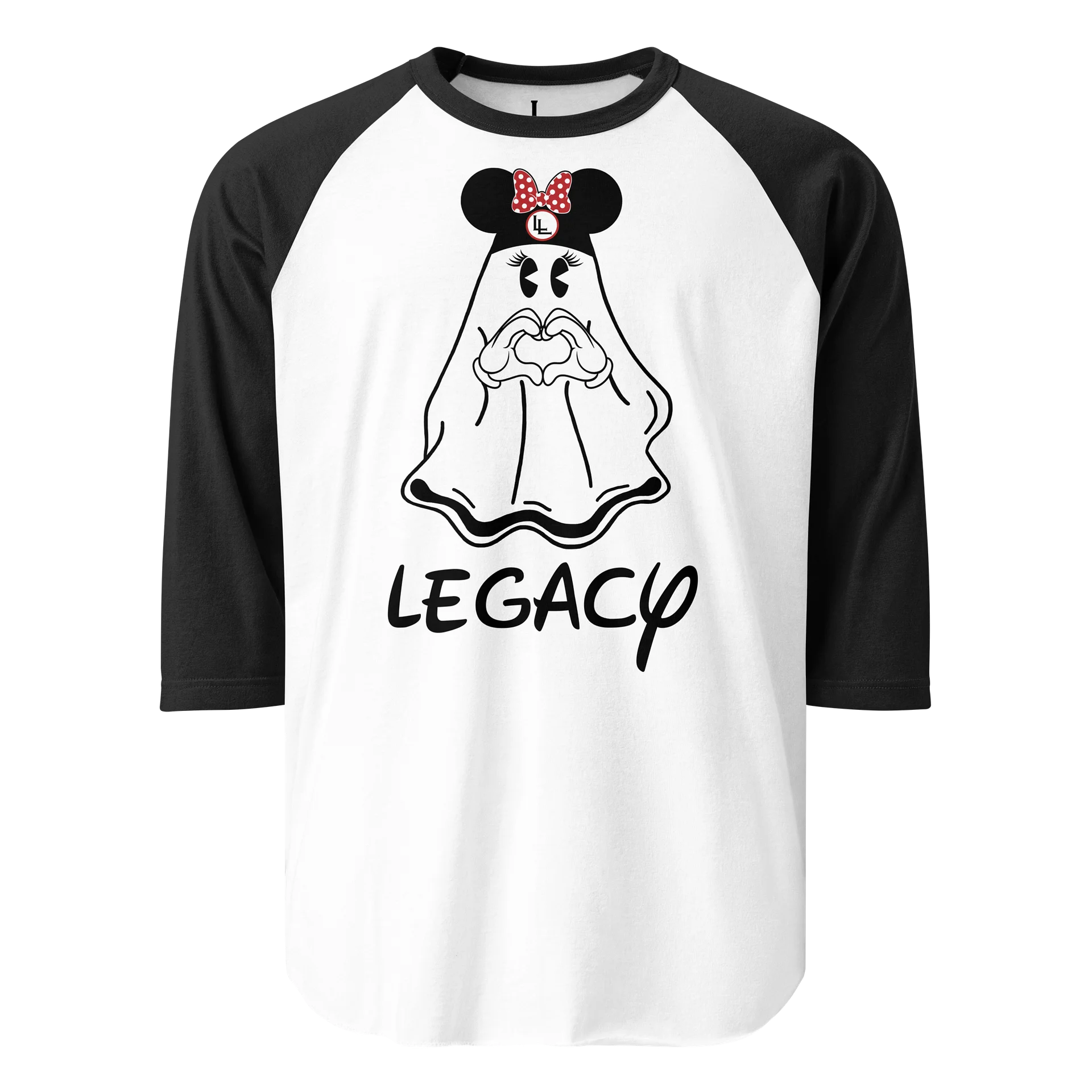 Disnerd Susie Spooks Raglan | White/Red product image (1)