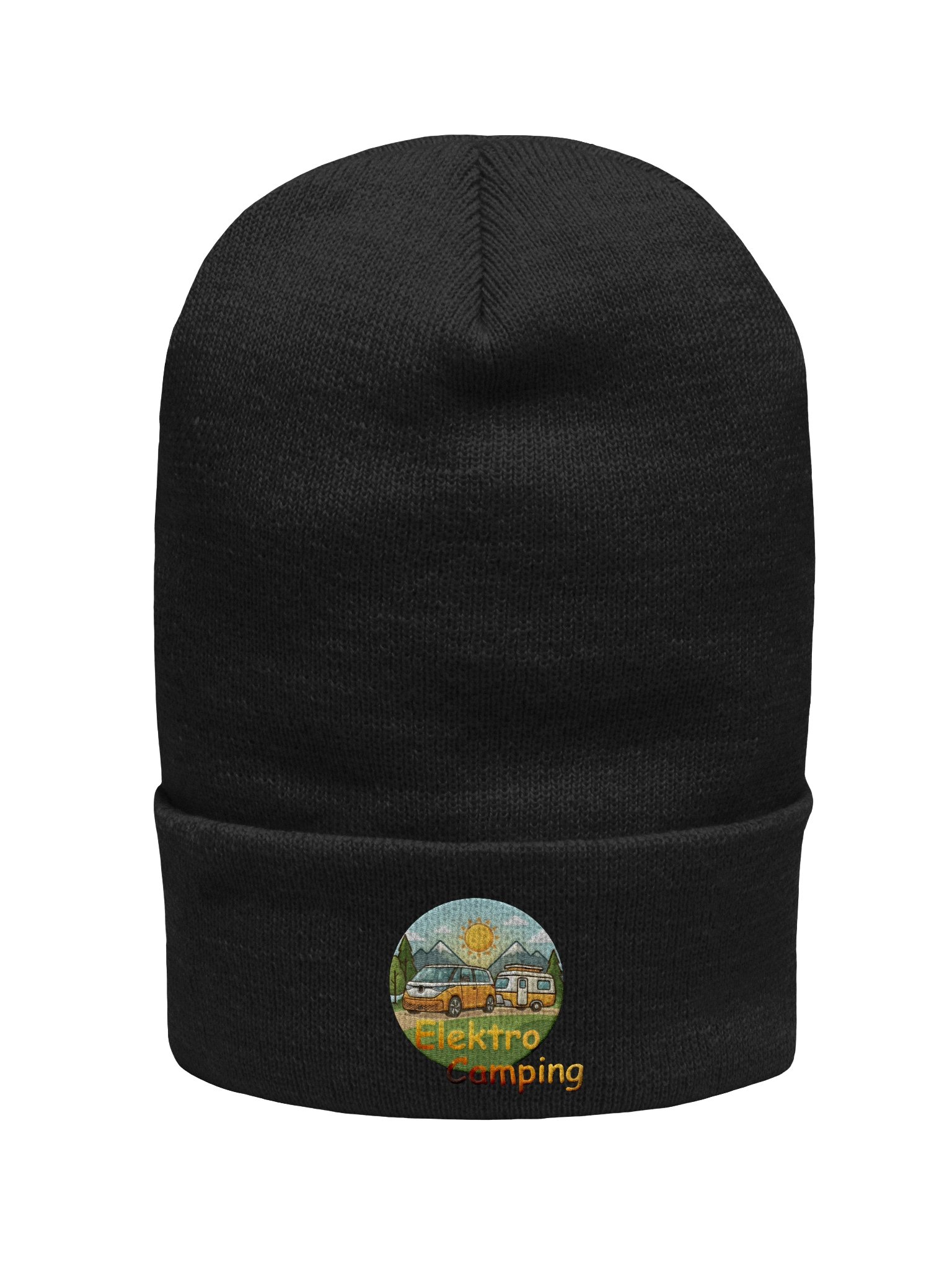 Yupoong Cuffed Beanie Elektro Camping product image (2)