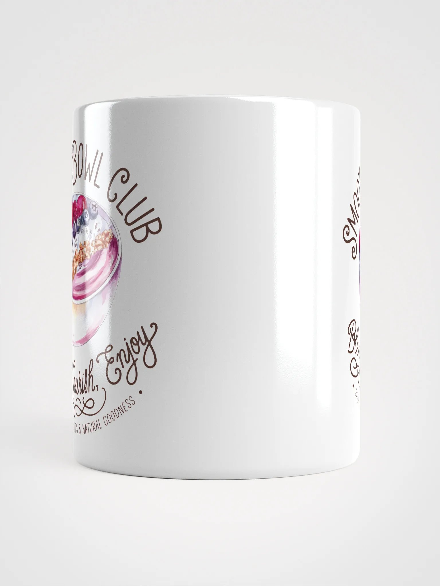 Smoothie Bowl Club White Glossy Mug product image (5)