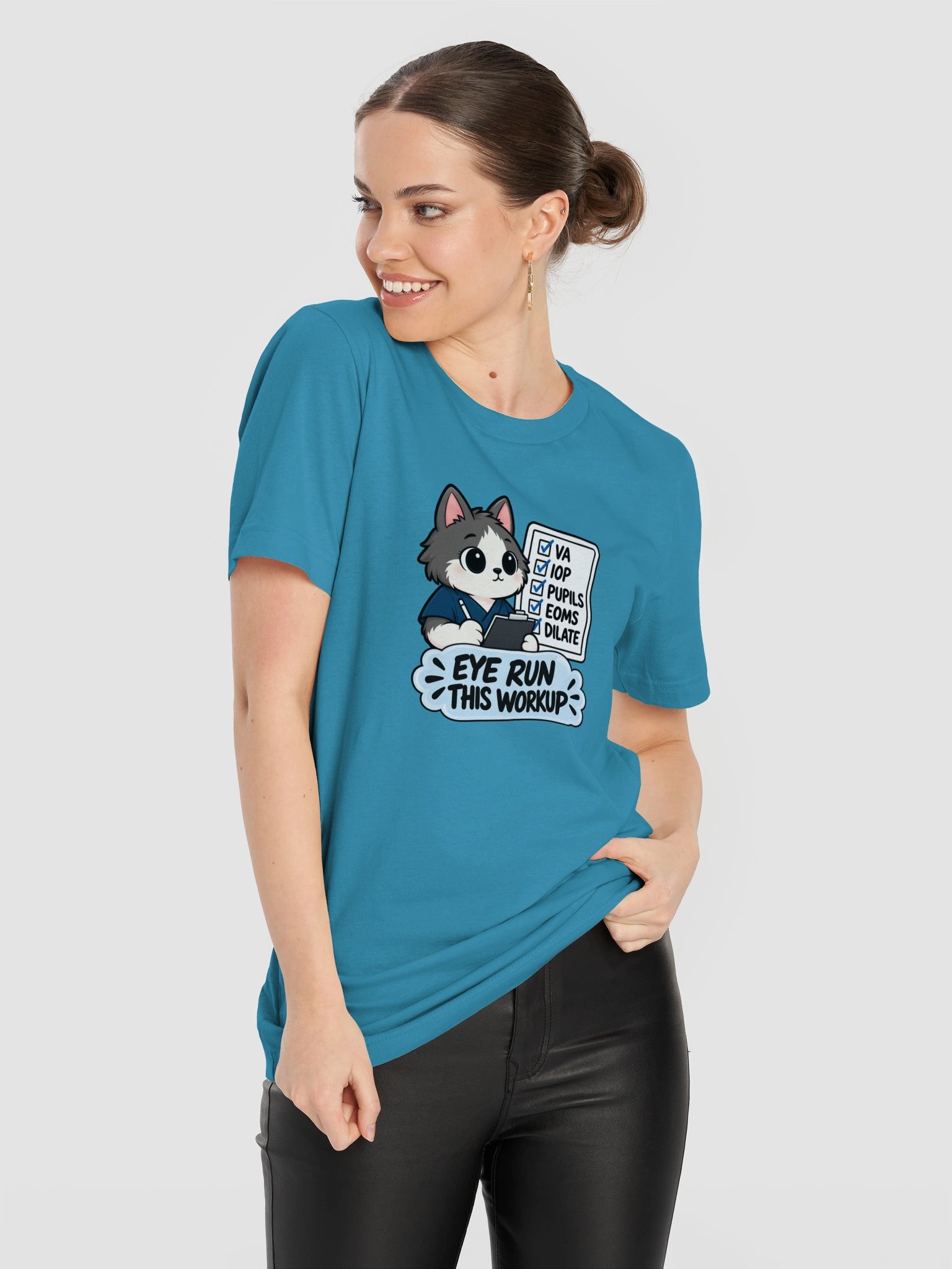 Sleepy Optometrist Eye Run This Workup T-Shirt product image (3)
