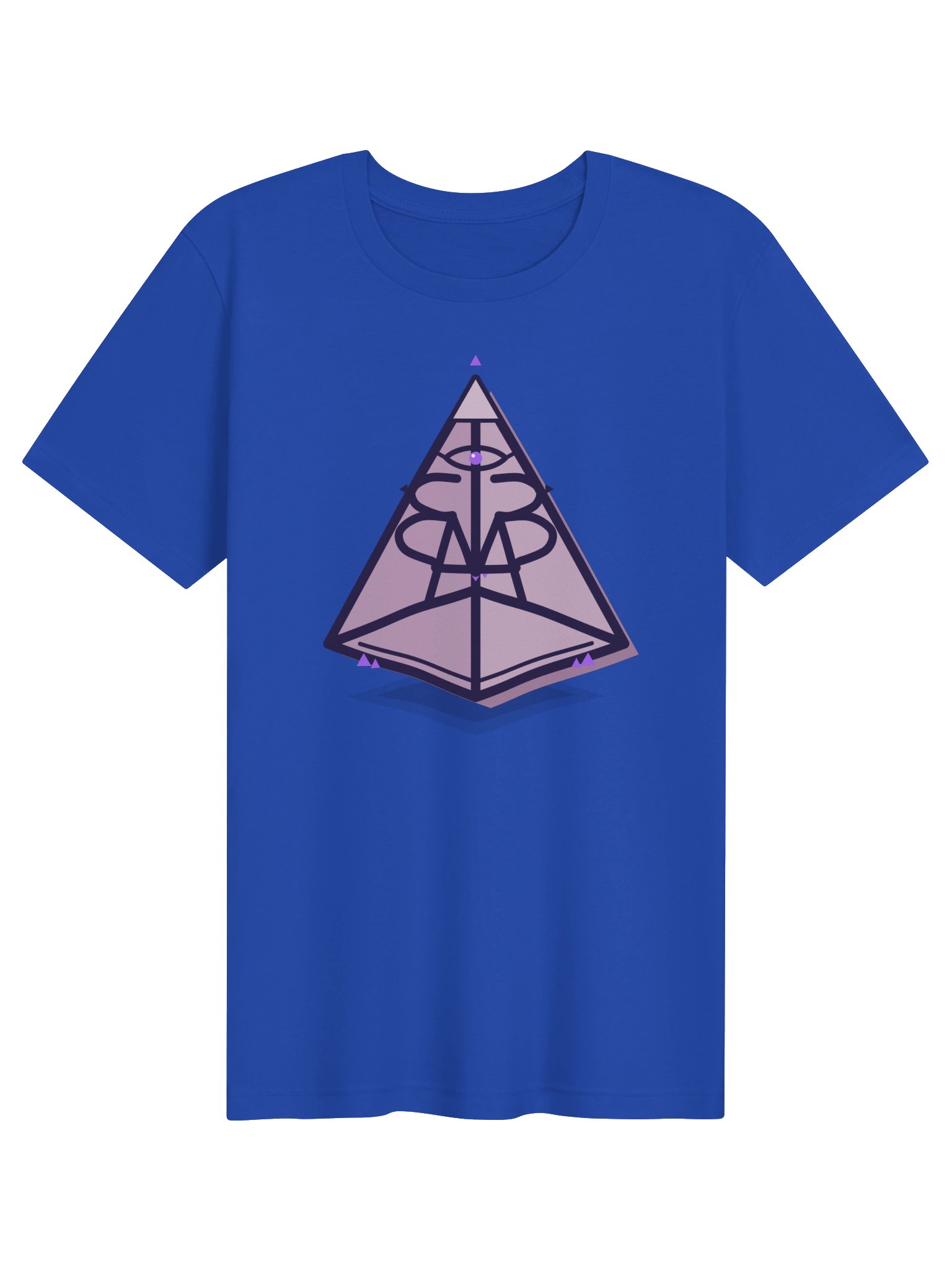 AMP-33 Pyramid 3D Tee — Blue product image (1)