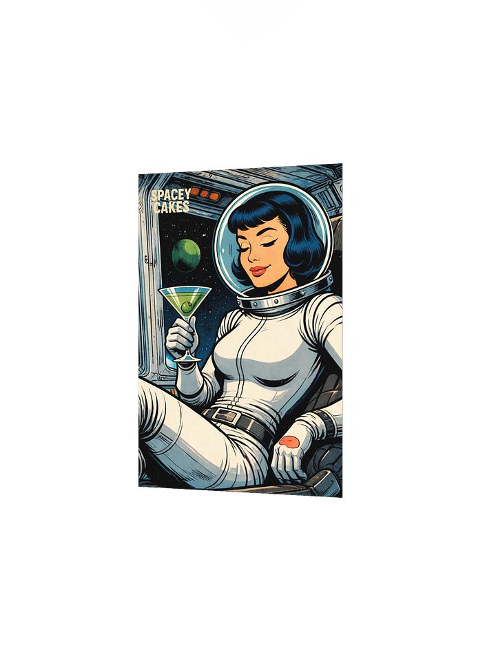 Glenda - Spacey Cakes Space Lounge Art Print product image (7)