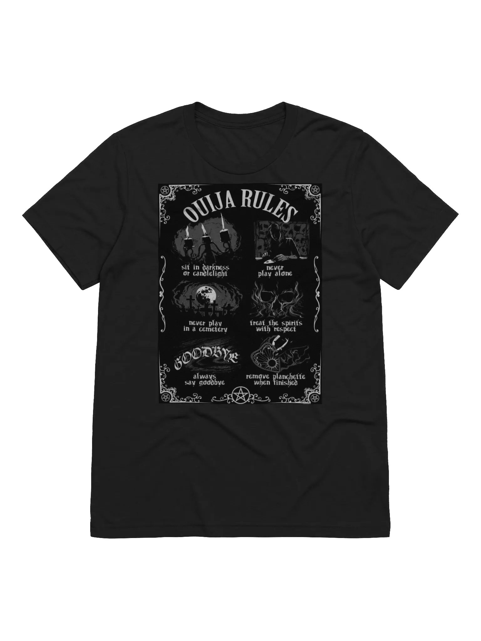 Darkknight's Ouiji Board Rules T-shirt product image (3)
