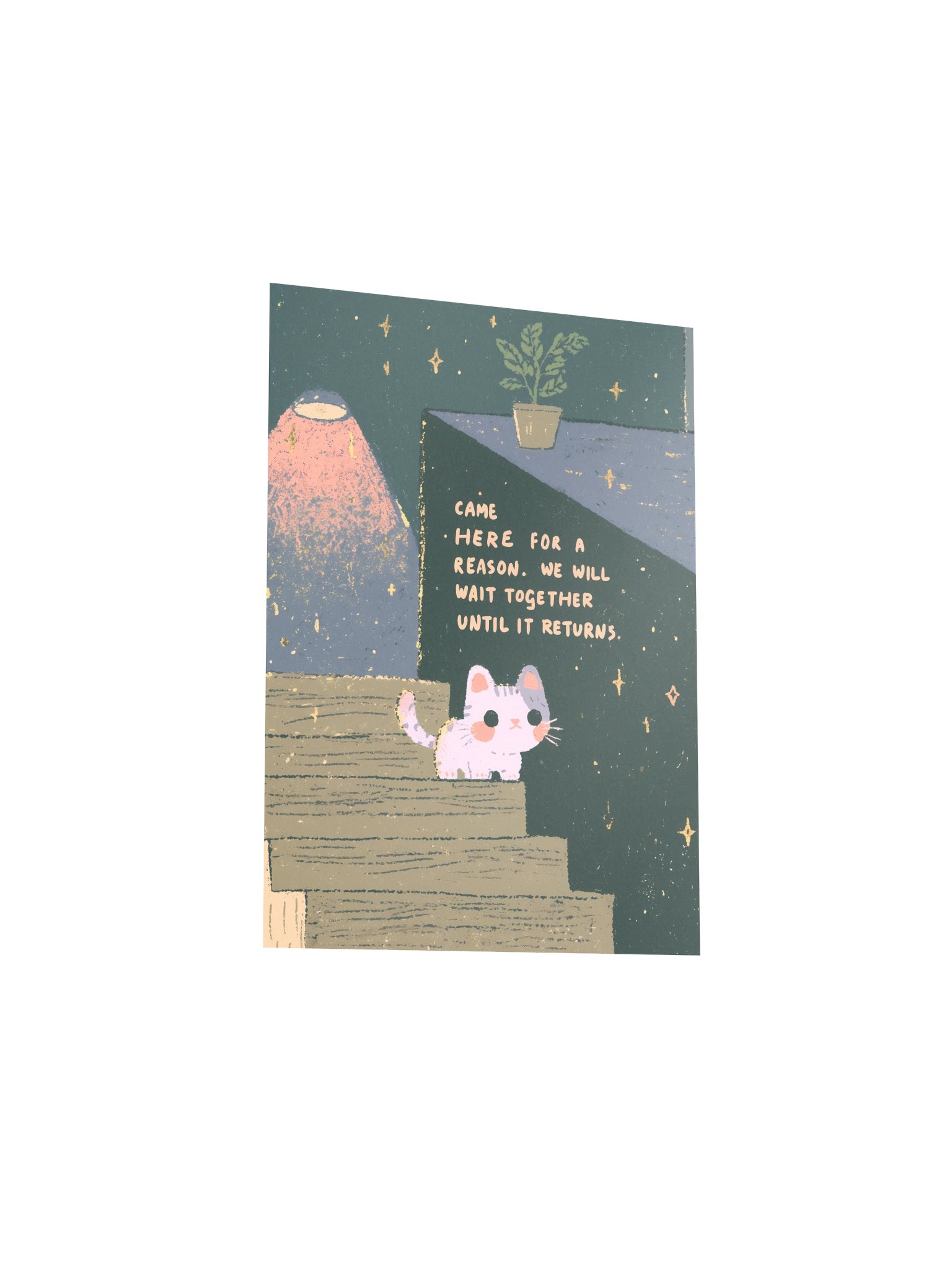 Starry Cat Poster of Hope product image (20)