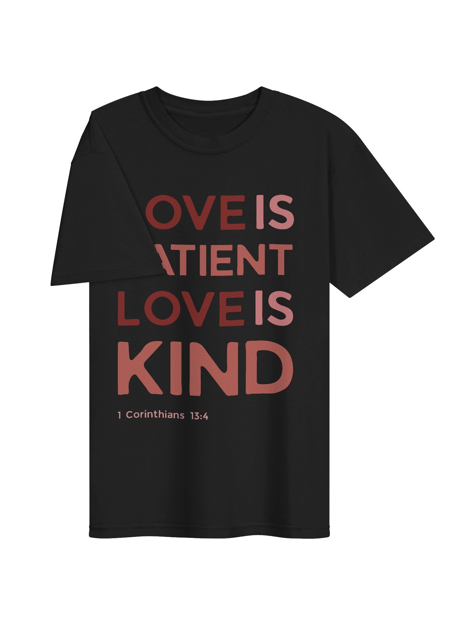 Love Is Patient Christian Quote Tee product image (3)