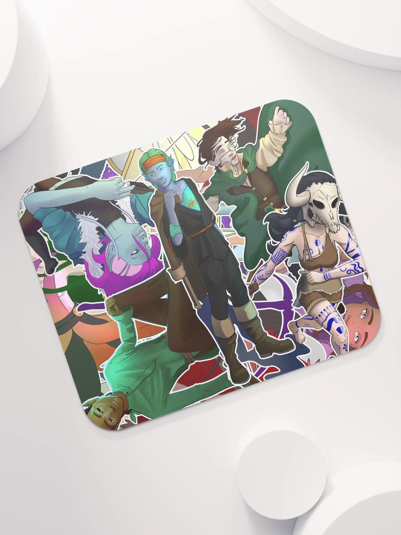 Friends Overlapping Mouse Pad product image (7)