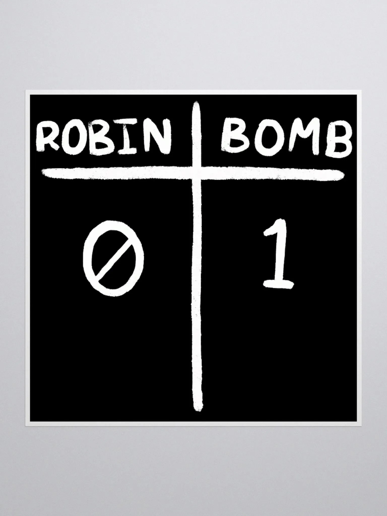 Robin 0 | Bomb 1 Sticker product image (1)