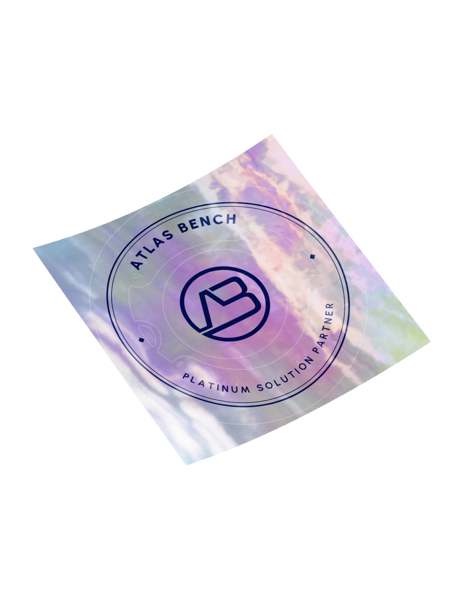 Atlas Bench Holographic Sticker product image (4)