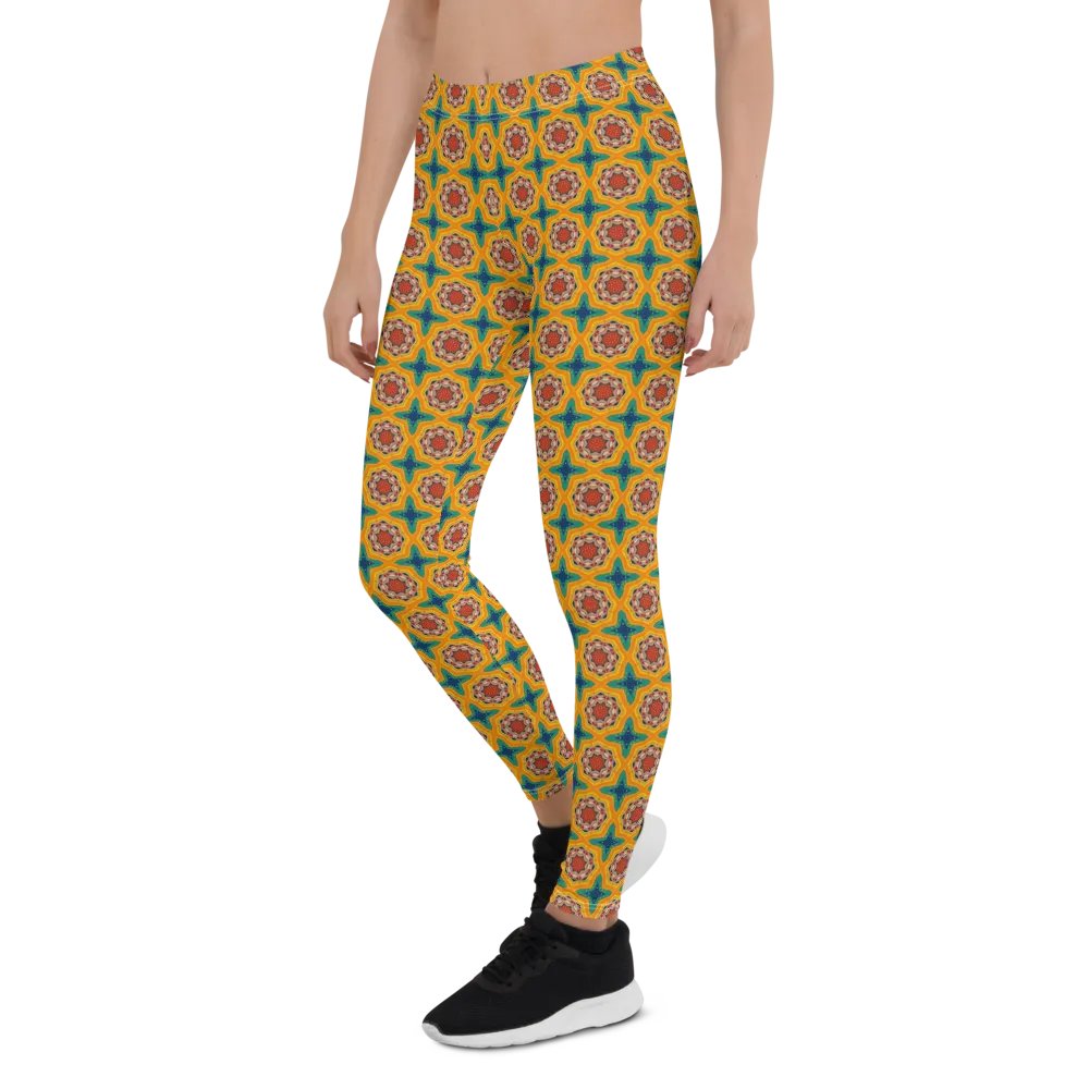Yellow Bloom Leggings product image (3)