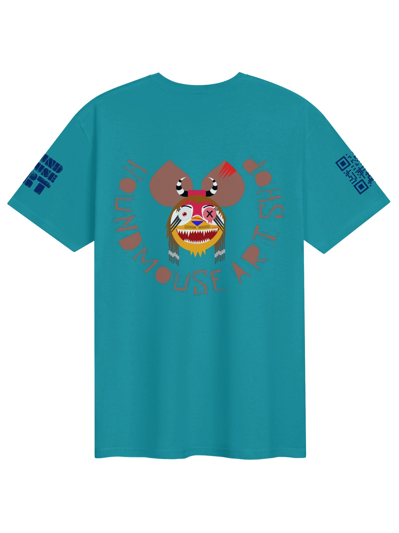 MERIHEM CHARACTER Neon Glitch Anthro Poster Tee product image (2)