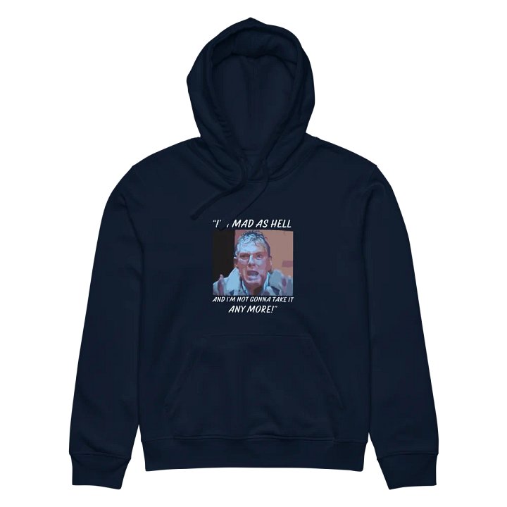 MAD AS HELL HOODIE (ORGANIC) product image (4)