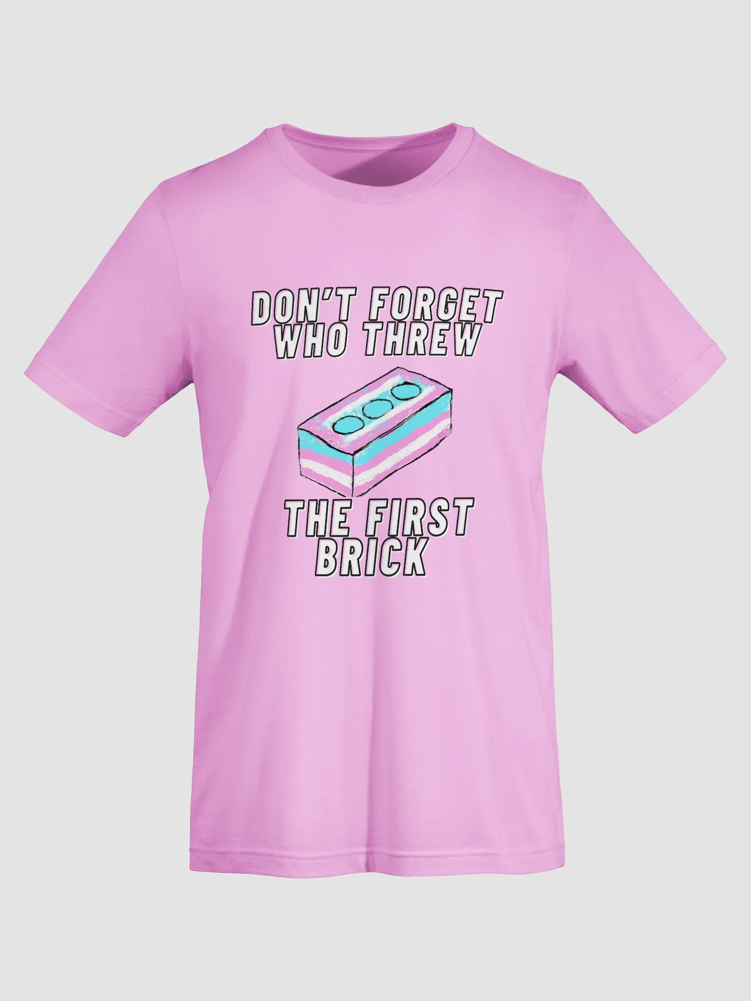 Don't Forget Who Threw The First Brick Tee product image (7)