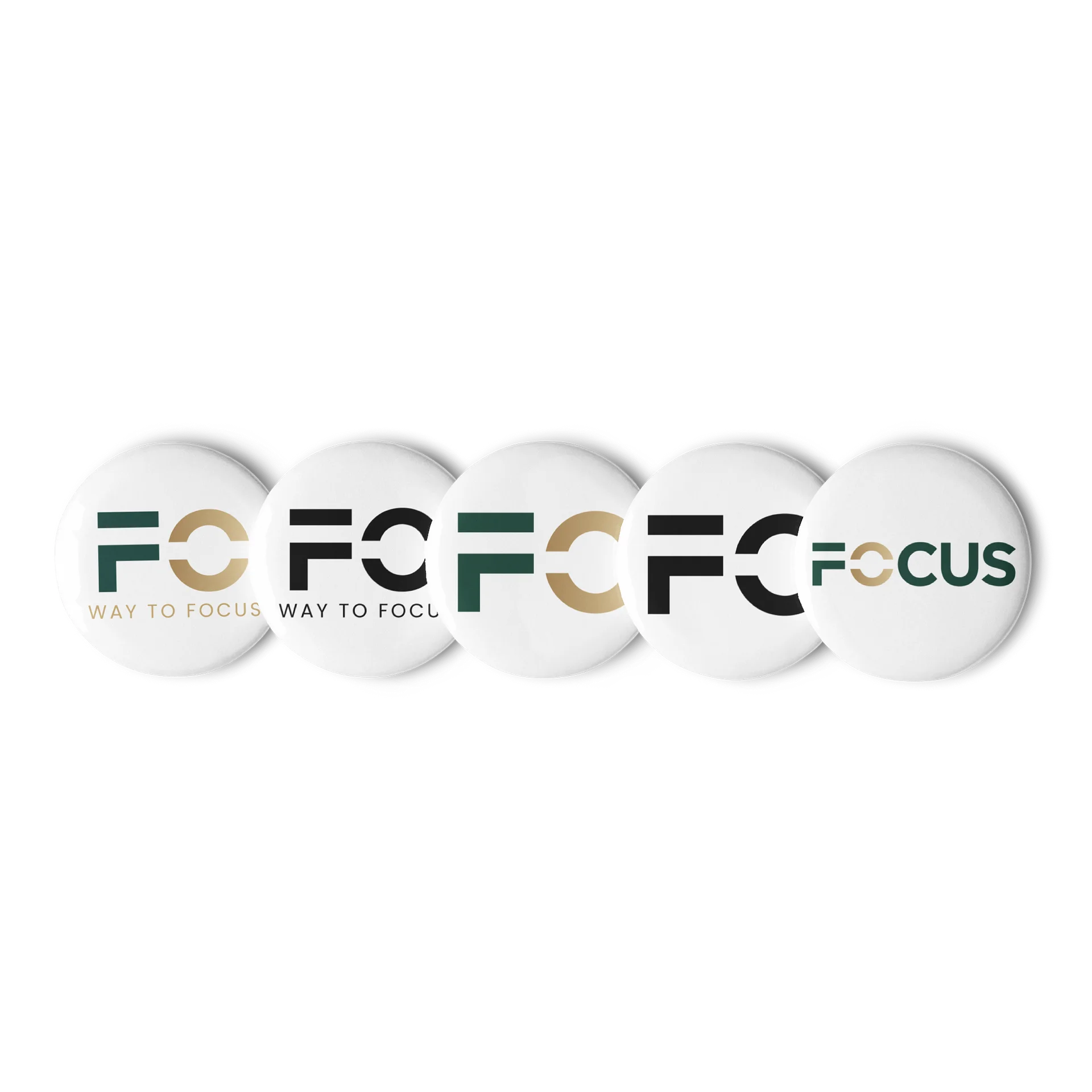 FOCUS Pins — White product image (1)