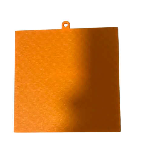 Infinite Prints Logo Keychain | Large | Orange, Black, White product image (2)
