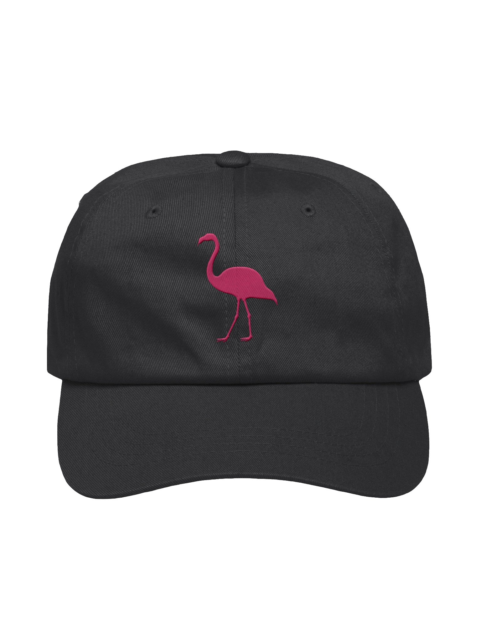 Flamingo Silhouette Embroidered Dad Hat product image (3)