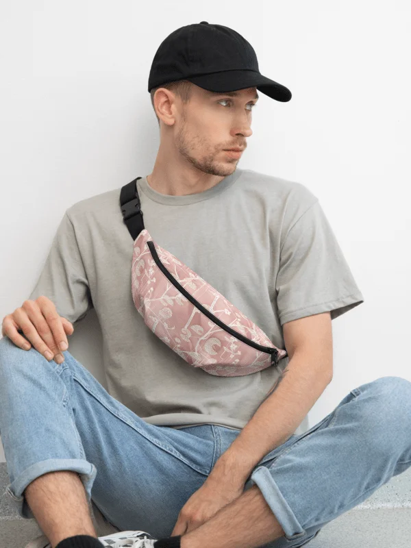 Combing the Clouds painted Small Crossbody bag product image (8)